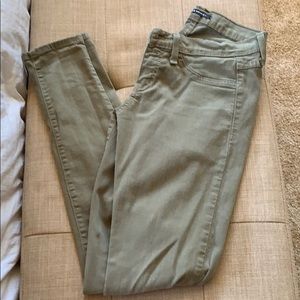 Flying Monkey Olive Green Skinny Jeans